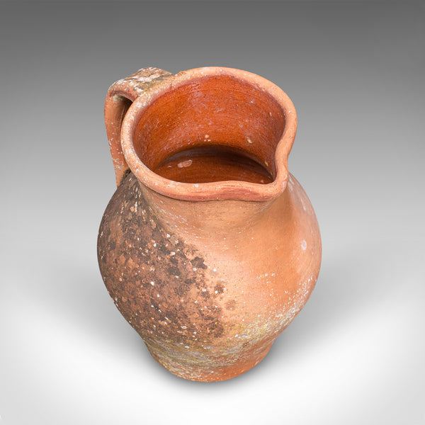 Vintage Planter Jug, Italian, Terracotta, Ornamental Garden Flower Pot, Patio
