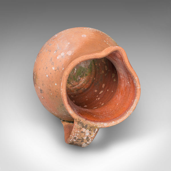 Vintage Planter Jug, Italian, Terracotta, Ornamental Garden Flower Pot, Patio