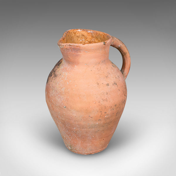 Vintage Patio Planter Jug, Italian, Terracotta, Garden, Jardiniere, Mid Century