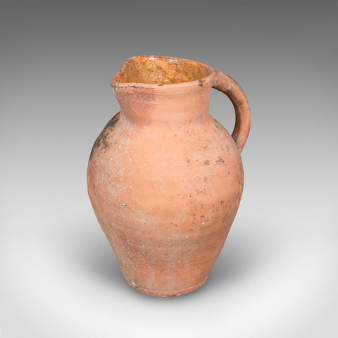 Vintage Patio Planter Jug, Italian, Terracotta, Garden, Jardiniere, Mid Century