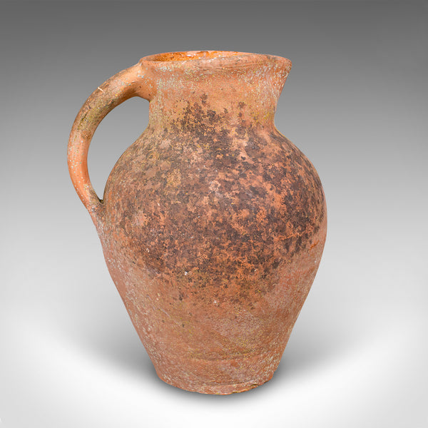 Vintage Patio Planter Jug, Italian, Terracotta, Garden, Jardiniere, Mid Century