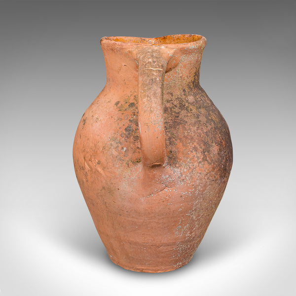 Vintage Patio Planter Jug, Italian, Terracotta, Garden, Jardiniere, Mid Century