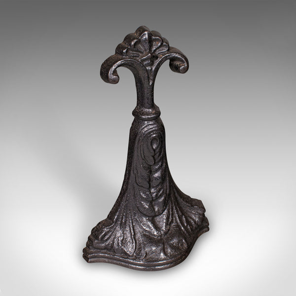 Antique Door Porter, English, Cast Iron, Doorstop, Keeper, Victorian, Circa 1860