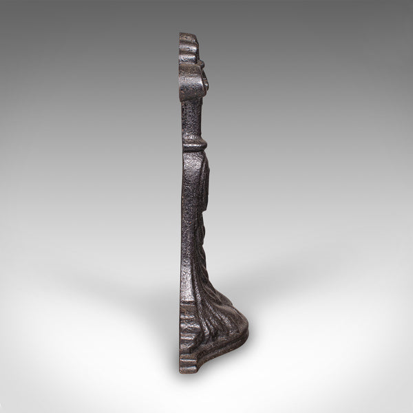 Antique Door Porter, English, Cast Iron, Doorstop, Keeper, Victorian, Circa 1860