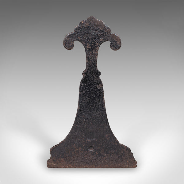 Antique Door Porter, English, Cast Iron, Doorstop, Keeper, Victorian, Circa 1860