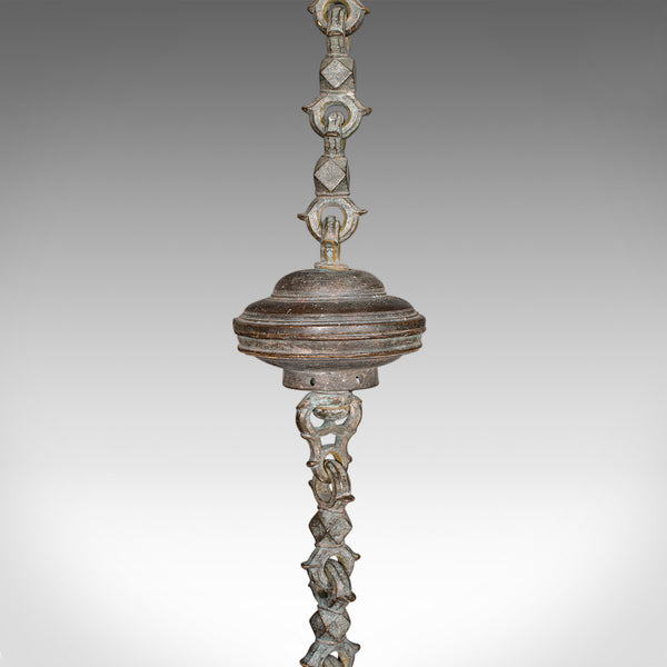 Antique Hanging Incense Burner, Indian, Bronze, Ceremonial Censer, Victorian