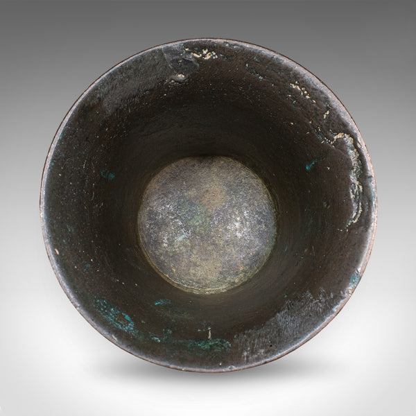 Antique Chemist's Counter Mortar & Pestle, English, Bronze, Apothecary, Georgian