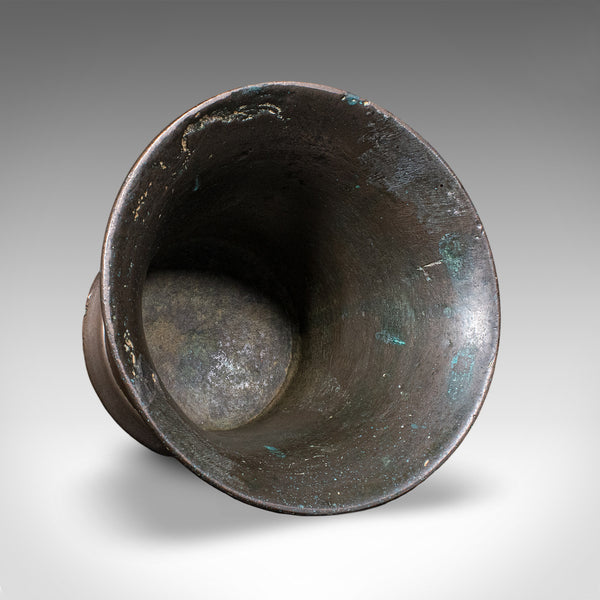 Antique Chemist's Counter Mortar & Pestle, English, Bronze, Apothecary, Georgian