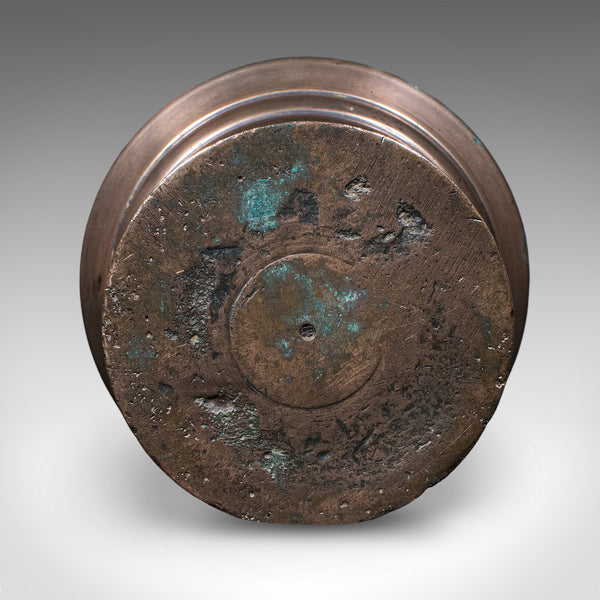 Antique Chemist's Counter Mortar & Pestle, English, Bronze, Apothecary, Georgian