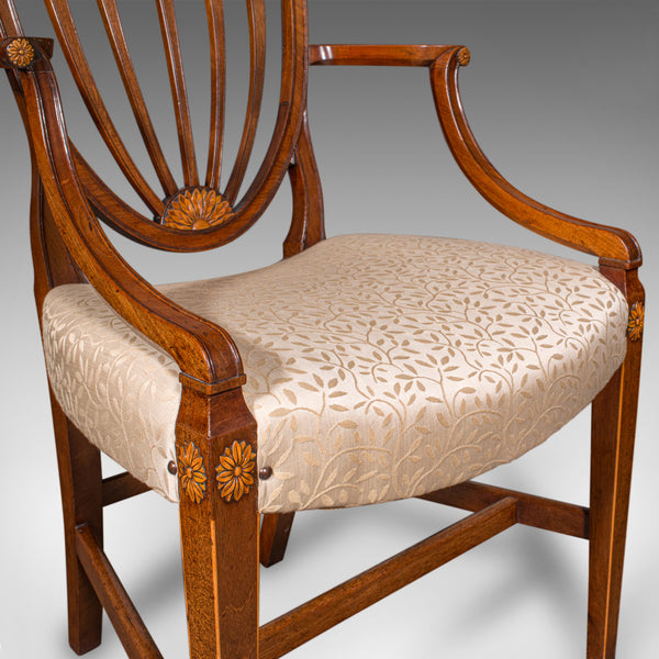Antique Dining Chair Suite, English, Carver & Slipper Chairs, Georgian, C.1800