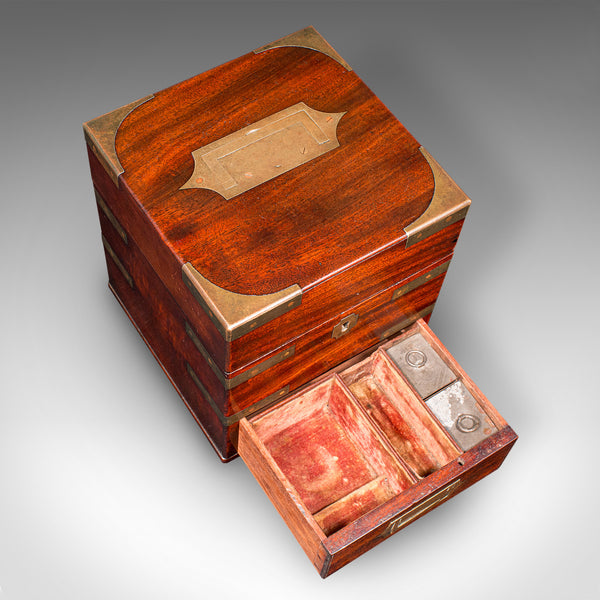 Antique Campaign Apothecary Box, English, Chemist’s Case, Georgian, Circa 1780