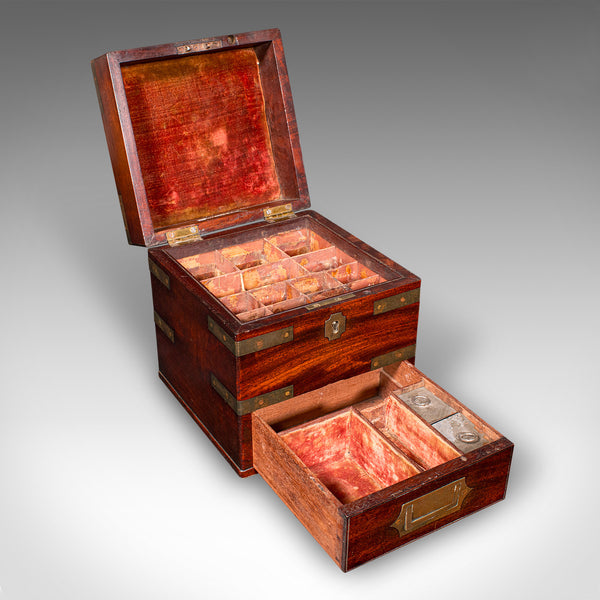 Antique Campaign Apothecary Box, English, Chemist’s Case, Georgian, Circa 1780