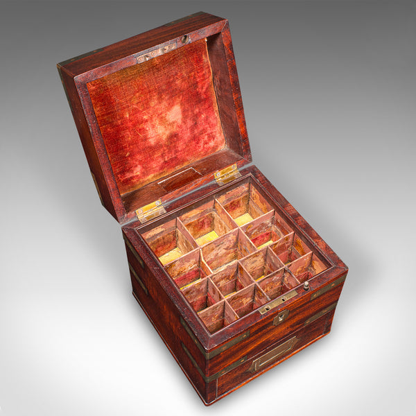 Antique Campaign Apothecary Box, English, Chemist’s Case, Georgian, Circa 1780