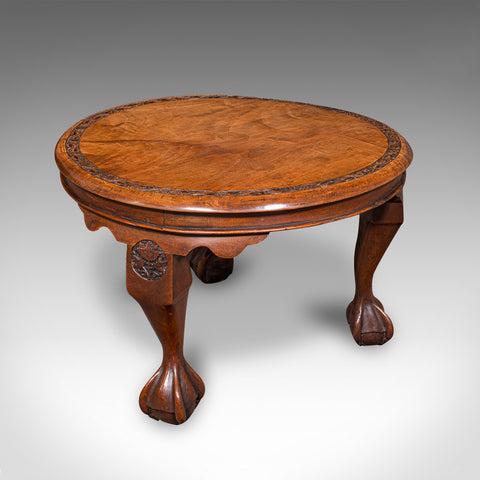 Low Antique Lamp Table, English, Afternoon Tea, Side, Wine, Victorian Circa 1890