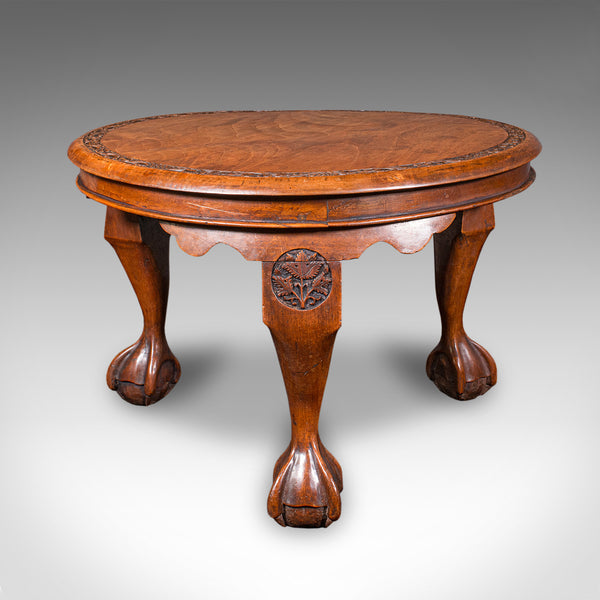 Low Antique Lamp Table, English, Afternoon Tea, Side, Wine, Victorian Circa 1890