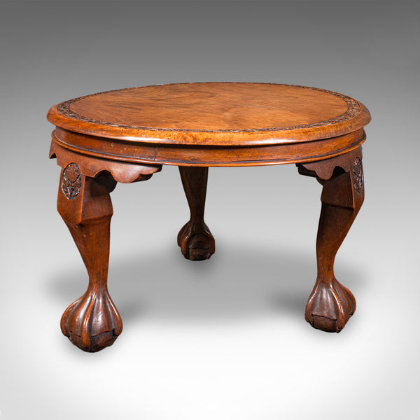 Low Antique Lamp Table, English, Afternoon Tea, Side, Wine, Victorian Circa 1890