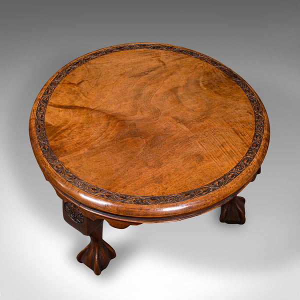 Low Antique Lamp Table, English, Afternoon Tea, Side, Wine, Victorian Circa 1890
