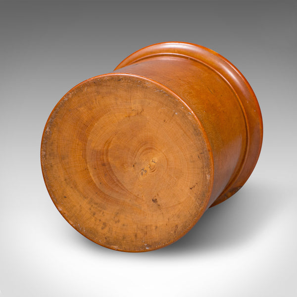 Small Vintage Dice Pot, English, Cedar, Games, Keepsake Box, Treen, Circa 1930