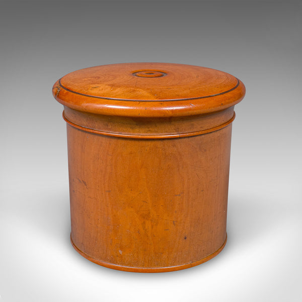Small Vintage Dice Pot, English, Cedar, Games, Keepsake Box, Treen, Circa 1930