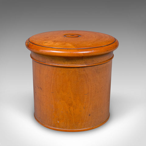 Small Vintage Dice Pot, English, Cedar, Games, Keepsake Box, Treen, Circa 1930
