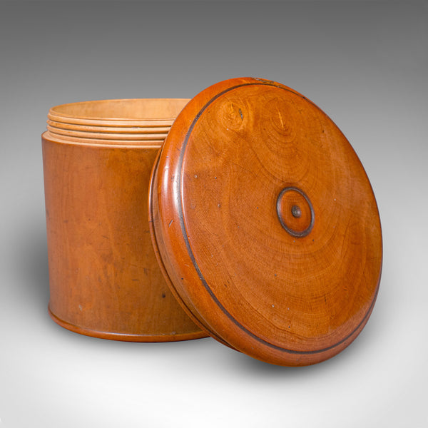 Small Vintage Dice Pot, English, Cedar, Games, Keepsake Box, Treen, Circa 1930