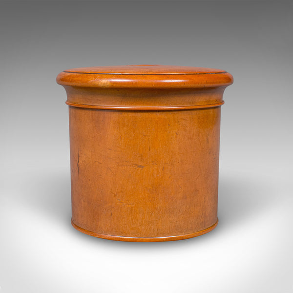 Small Vintage Dice Pot, English, Cedar, Games, Keepsake Box, Treen, Circa 1930