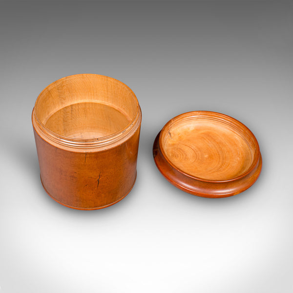 Small Vintage Dice Pot, English, Cedar, Games, Keepsake Box, Treen, Circa 1930