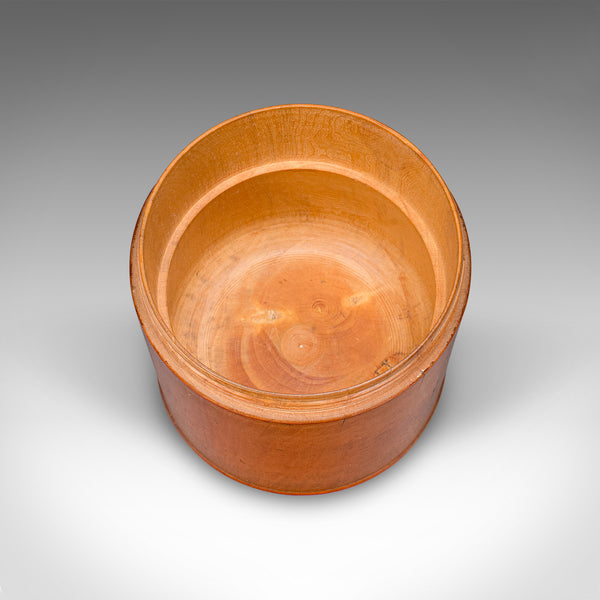 Small Vintage Dice Pot, English, Cedar, Games, Keepsake Box, Treen, Circa 1930