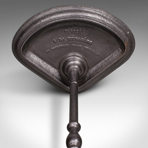 Antique Corner Umbrella Stand, French, Cast Iron, Hallway Drying Rack, Victorian