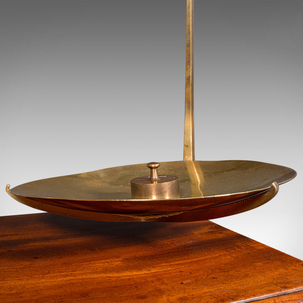 Large Antique Apothecary Weighing Scales, English, Countertop Balance, Victorian