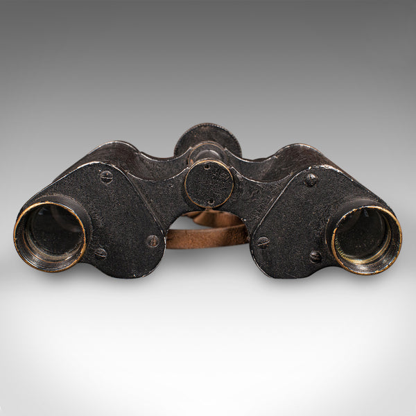 Vintage Pair of Binoculars, Scottish, Racecourse Spotter's Glasses, Leather Case