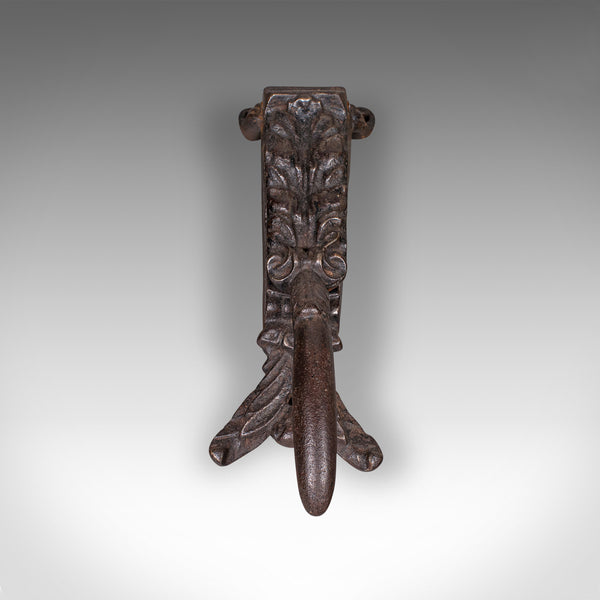 Antique Apothecary Cork Compressor, English, Door Knocker, Victorian, Circa 1850