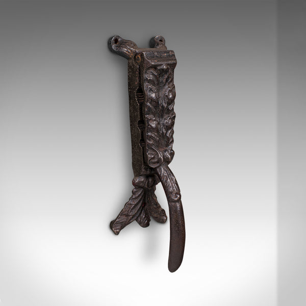 Antique Apothecary Cork Compressor, English, Door Knocker, Victorian, Circa 1850