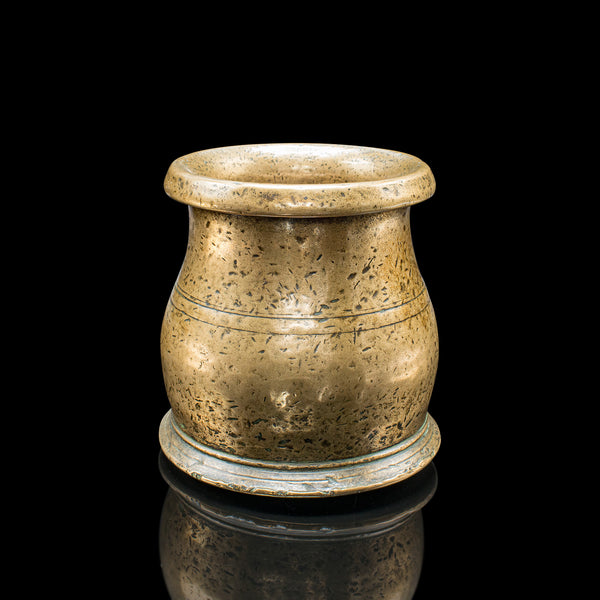 Antique Mortar & Pestle, English, Bronze Apothecary, Kitchen Aid, Carolean, 1670