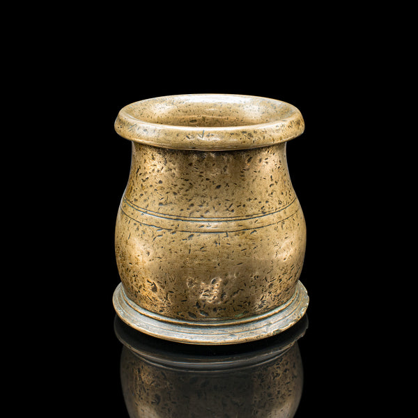 Antique Mortar & Pestle, English, Bronze Apothecary, Kitchen Aid, Carolean, 1670