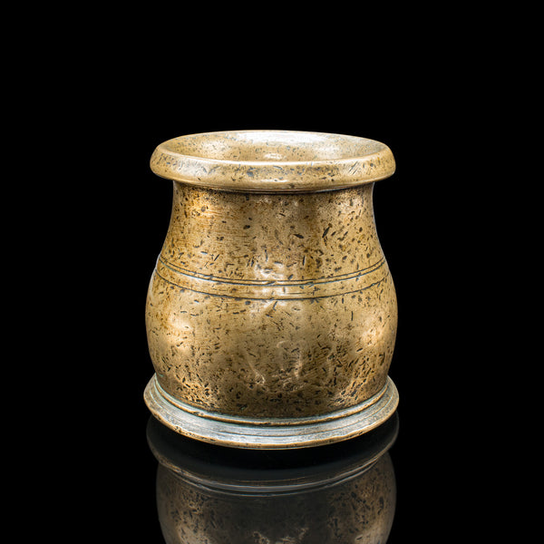 Antique Mortar & Pestle, English, Bronze Apothecary, Kitchen Aid, Carolean, 1670