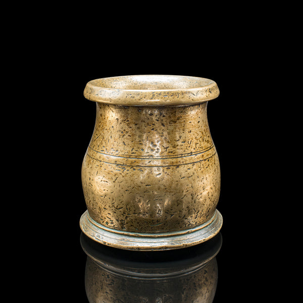 Antique Mortar & Pestle, English, Bronze Apothecary, Kitchen Aid, Carolean, 1670