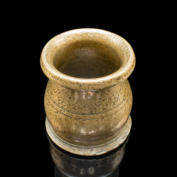 Antique Mortar & Pestle, English, Bronze Apothecary, Kitchen Aid, Carolean, 1670