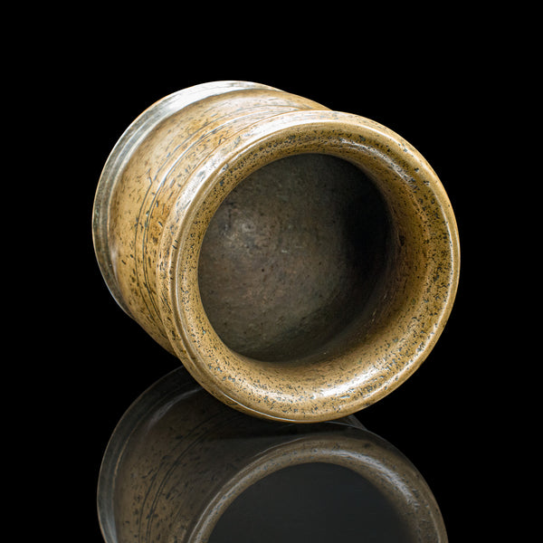 Antique Mortar & Pestle, English, Bronze Apothecary, Kitchen Aid, Carolean, 1670