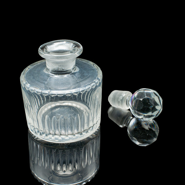 Antique Perfume Bottle, English, Glass Scent Dispenser, Early Victorian, C.1850