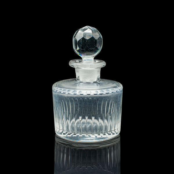 Antique Perfume Bottle, English, Glass Scent Dispenser, Early Victorian, C.1850