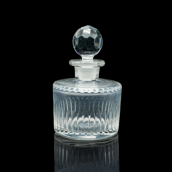 Antique Perfume Bottle, English, Glass Scent Dispenser, Early Victorian, C.1850