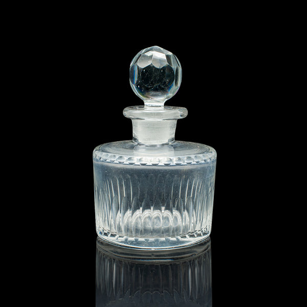 Antique Perfume Bottle, English, Glass Scent Dispenser, Early Victorian, C.1850
