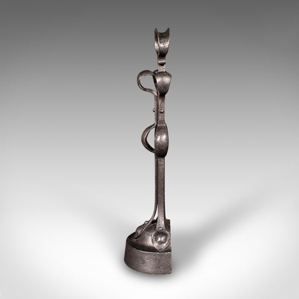 Antique Arts & Crafts Door Stop, English, Wrought Iron, After Liberty, Victorian