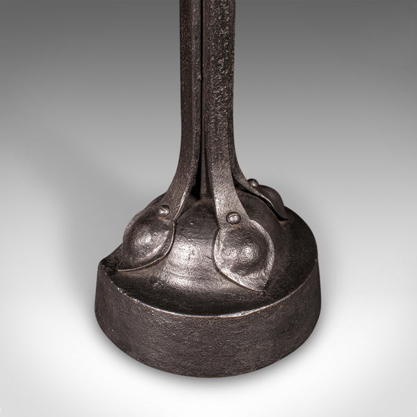Antique Arts & Crafts Door Stop, English, Wrought Iron, After Liberty, Victorian