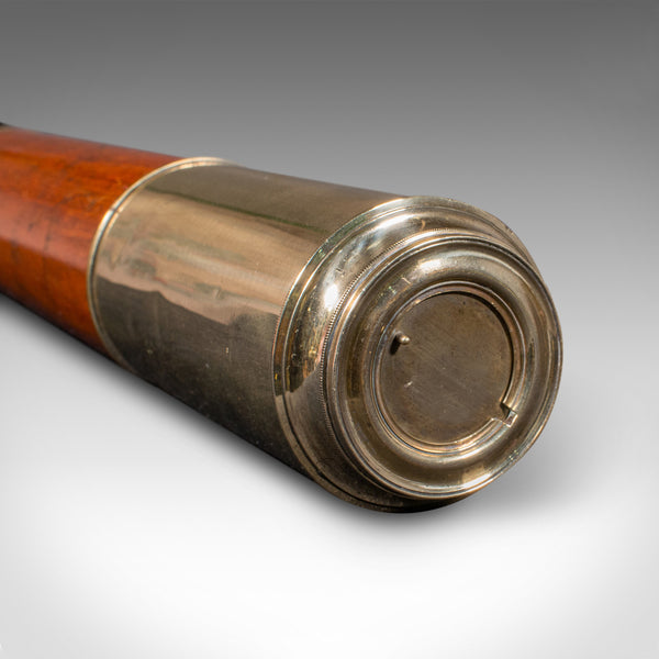 Antique 2 Draw Telescope, English, Maritime, Day or Night, Richardson, Regency