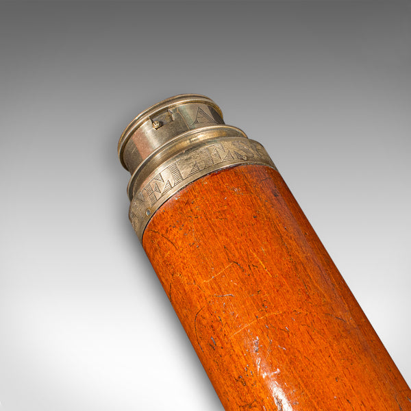 Antique 2 Draw Telescope, English, Maritime, Day or Night, Richardson, Regency