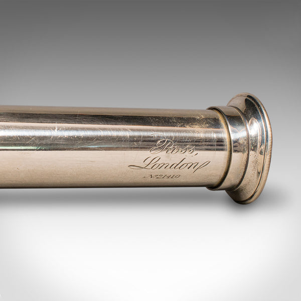 Antique Officer of the Watch Telescope, English, Ross of London, Victorian, 1900