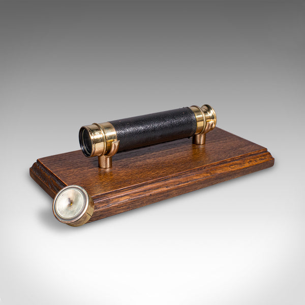 Small Antique 3 Draw Telescope, English, Brass, Terrestrial Spyglass, Victorian