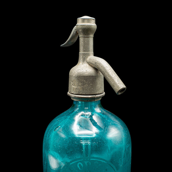 Pair of Soda Syphons, French, Glass, Seltzer Bottle, Early 20th Century, Barware
